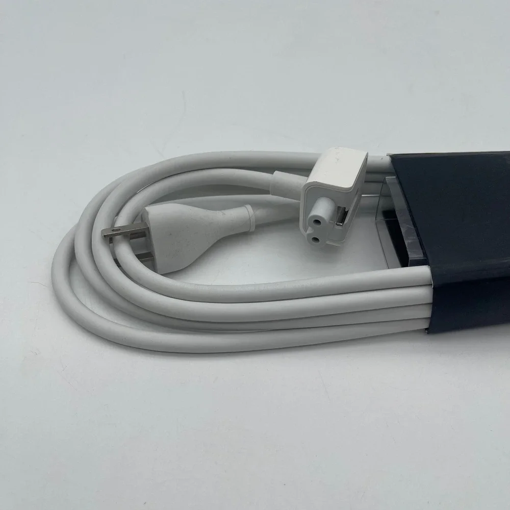 Apple Mac AC Power Adapter Extension Cable Cord White 3-Prong Grounded Wall Plug